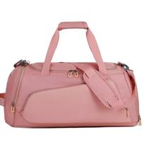 Bange Gym bag for Men Suitcase Multifunction Large Capacity Waterproof Anti-stain Men Duffle Bag Travel Hand Luggage Bags 54*54*26cm rožinė