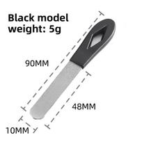 Stainless Steel Nail File, Precision Sandblasting Double-sided Nail Grinder, Nail File Strip for Shaping and Polishing OPP bag juoda