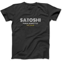 Satoshi Nakamoto Bitcoin Fan Founder Trader Investor Long Sleeve T-Shirt Sweatshirt Hoodie for Men Women Kids Made in Canada Black S