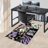 Monster High kėdės kilimėlis Monster High namų dekoras, Monster High sofos kilimas, Monster High biuro kilimas, Monster High dovana 60cm by 90cm