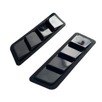 1Pair Glossy Black  Air Flow Intake Hood Scoop Vent Cover Universal Car Styling