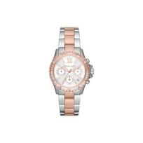 MICHAEL KORS Everest Wrist Watch Quartz Movement Stainless Steel Strap 36mm Silver Dial Women's Watch MK7214 Silver