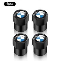 4 vnt. Metaliniai automobilio ratų padangų vožtuvų oro kotelių dangteliai BMW M M3 M5 F10 F30 F20 E28 E30 E34 E36 E39 E46 E91 Performance X1 X2 X5