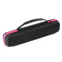 Hair Straightener Storage Bag Curling Iron Container Eva Handbag Curling Clip Carry Travel Case Waterproof And Anti-Fall rožinė