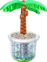 60'' Inflatable Palm Tree Cooler Beach Theme Celebration Pool Balloons Decorat Luau Hawaiian Birth Date Celebration Warm Season Drink Cooler