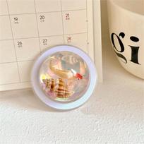 Cute Semicircle Goldfish Epoxy Magnetic Holder Grip Tok Phone Stand Holder Support For iPhone 16 Pro Max For Magsafe Bracket