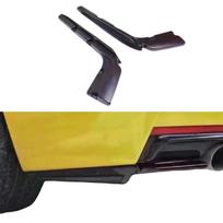 BMW 3 Series F30/F35 Rear Bumper Splitter Dual Exhaust (Models 12-19) Aerodynamic Kit F30 Rear Corner (Gloss Black)