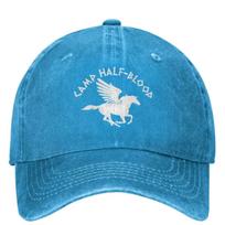 Percy Jackson Camp Half-Blood Baseball Cap Skeleton Pegasus White Logo Hip Hop Dad Hats Men Women Sun Visors Baseball Caps Adjustable