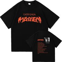 Lady Gaga Mayhem TShirt 2025 New Album Fashion Men/women Clothing Retro Harajuku High Quality Clothes for Fans TShirts - Men'... S įvairiaspalvis