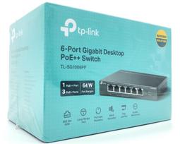 TP-LINK Technologies TP-Link TL-SG1006PP V1 6-Port Gigabit Ethernet PoE++ Switch