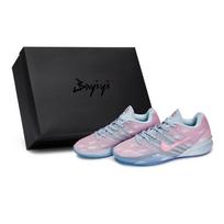 Nike Sabrina 3 811 Manufacturing, Pink Ocean, Special Shoe Box Abrasion Resistant Low top Basketball Shoes Unisex HF2882-400(Team80-SBOX) 41