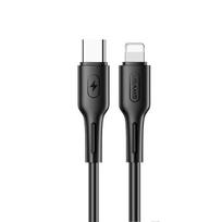 USAMS U43 USB-C to Lightning Cable 30W PD 1.2m black SJ406USB01 (US-SJ406)
