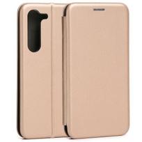 Beline Book Case for Samsung S23 Magnetic Gold/Gold