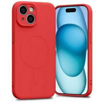 Mercury MagSafe Semi-Silicone iPhone 15 6.1" red