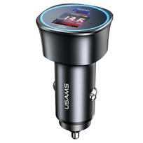 USAMS Charger, self-contained, 1xUSB+1xUSB-C C26 95W (plug only) Fast Charge black CC146TC01 (US-CC146)