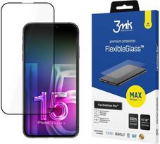 3MK "FlexibleGlass Max screen protector for iPhone 15 Pro Max" Black