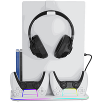 CANYON Cooling Stand CS-51 RGB PS5 Slim/DE Charging Station White