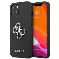 GUESS GUHCP13SSA4GSBK iPhone 13 mini 5.4" black|black hardcase Saffiano 4G Metal Logo