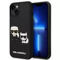 Karl Lagerfeld KLHCP14M3DRKCK iPhone 14 Plus / 15 Plus 6.7" black hardcase Karl AND Choupette Ikonik 3D