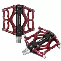 Rockbros JT201012LR 2010-12L Aluminum Platform Bicycle Pedals - Red