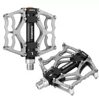Rockbros JT201012LS 2010-12L Aluminum Platform Bicycle Pedals - Silver