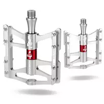 Rockbros JT410 4.10 4 Bearing Bicycle Pedals - Silver