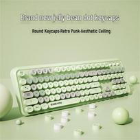EWEADN V96 Retro Wireless Keyboard and Mouse Combo