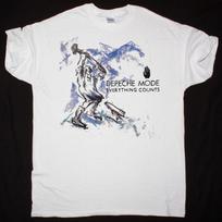 Depeche Mode Everything Counts White T-Shirt S