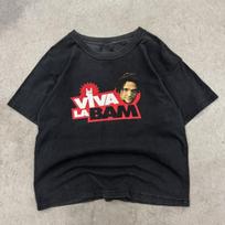 Vintažiniai 2004 m. Viva La Bam Jackass MTV Bam Margera Unisex marškinėliai S-5XL M