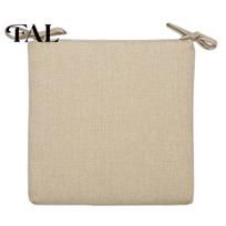 Comfortable Desk Chair Pad Office Cushion with Ties, Ultra Soft Square Cushion, 15.75 x15.75  Protective Cover for Dining Room Breathable Washable 40x40cm