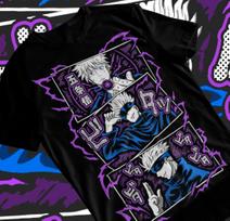 Gojo Satoru T-Shirt Jujutsu Kaisen Sukuna Anime Manga Shirt Soft Tee All Sizes M