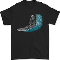 Surfing Skeleton Surf Skull Mens T-Shirt Art Unisex T-Shirt XXXL