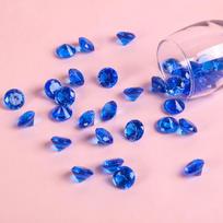 Decorations Pirate Filler Props Crystal Faux  Gems Jewels Gems Filler Toys Acrylic mėlyna