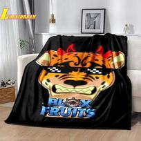 Cartoon game B-blox fruits printed blanket comfortable and beautiful children's blanket sofa sheet travel quilt birthday gift 75cmx90cm