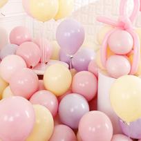 Balloon Macaron Balloons, 100 Pieces, for Proposal, Birthday Party Decoration, Grand Opening, Housewarming, Wedding Decorations