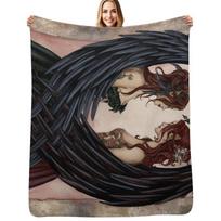 Sisters Throw Blanket Luxurious Soft Fuzzy Blanket for Sofa Bed Size: 75*100cm, Weight: 230 GSM