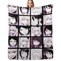 Mukuro Manga Collection (Colored) Throw Blanket Warm Flannel Blanket for Couch Chair Bedroom Size: 75*100cm, Weight: 230 GSM