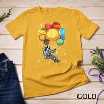 Astronaut Space Spaceman Moon Mars Balloons Planets T-Shirt Unisex T-shirt 4 3XL