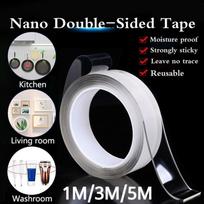 1 Nano Tape Washable Reusable Double-sided Adhesive Adhesive  Hook Tape 1mX30mm