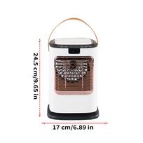 Desk Cooling Fan 6 Speeds Quiet 1300ml Water Tank Small Portable Fan for Office Home Car Sleeping Napping Camping Work Study
