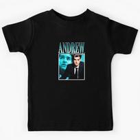 Andrew Garfield Movie Role Collage Fan Portrait Kids T-Shirt 140