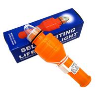 LED Lifebuoy Flashlight Floating Warning light Flashing Bar Electronic Signal Lamp Boat Flares With High-visibility LED Light oranžinė