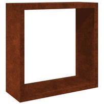 VidaXL Étagère à bois 100x40x100 cm acier résistant aux intempéries