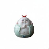 Maitreya Buddha Statue Creative Design Figurine Decorative decor Smiling Monk