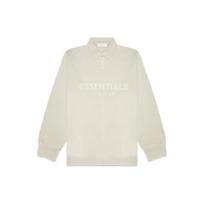 Fear Of God Essentials SS22 Solid Logo Print Loose Long Sleeve Polo Shirt Kids tops FOG-SS22-353 M