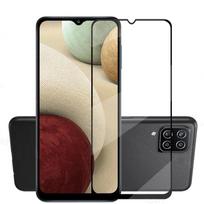 Skirta Samsung Galaxy A12 6,5 colio grūdinto stiklo pilnai dengiančia ekrano apsaugine plėvele, skirta Samsung A12 SM-A125F/DS A125F A125 A 12 apsauginiam stiklui Samsung Galaxy A12 juoda