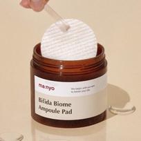 „Manyo Factory Bifida Biome“ ampulių pagalvėlės, 70 vnt., šveičiamosios, drėkinamosios, korėjietiškos kosmetikos, „Kbeauty“, mėginukas