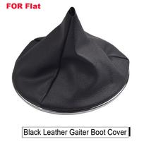 For Fiat 500 500C 2007 - 2018 5 6 Speed Gear Shift Knob Sitck Head Leather Gloss Black Cap Replacement