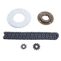 Toothless Flywheel T8F Gear Chain Set 44T Rear Sprocket Front and Rear Sprocket Kit  Go Kart T8F Sprocket Kit