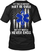 Emt Paramedic 100% Cotton T-shirt Mens Tees Top Made in the USA T-Shirt Tee Top Unisex M